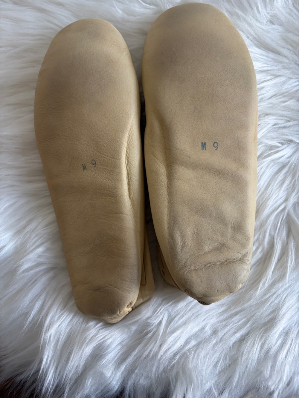 Leather Moccasin Slip-On Loafers in Tan SIZE 9 MENS - Picture 3 of 8